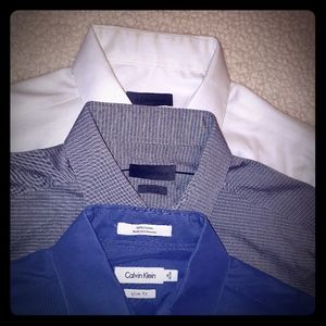 3 Slim Fit- Calvin Klein - Dress Shirts